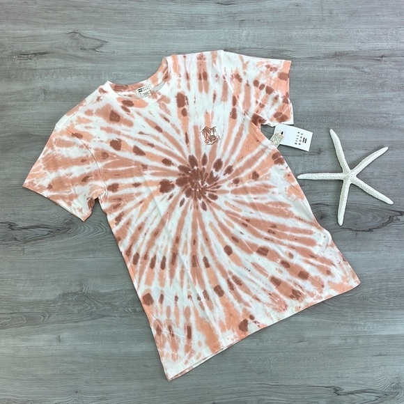 🔆BILLABONG🔆TAKE A TRIP TIE DYE TOP SHIRT - Picture 3 of 12